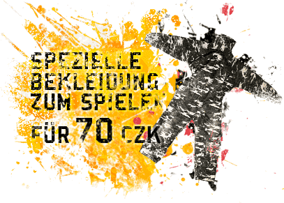 Spezielle Bekleidung zum Spielen für 70 CZK